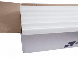 Basotect doos vooraanzicht.